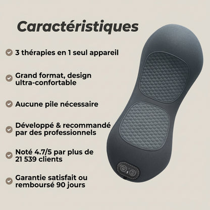 NeuroRelief Pad - Masseur à triple fonctions