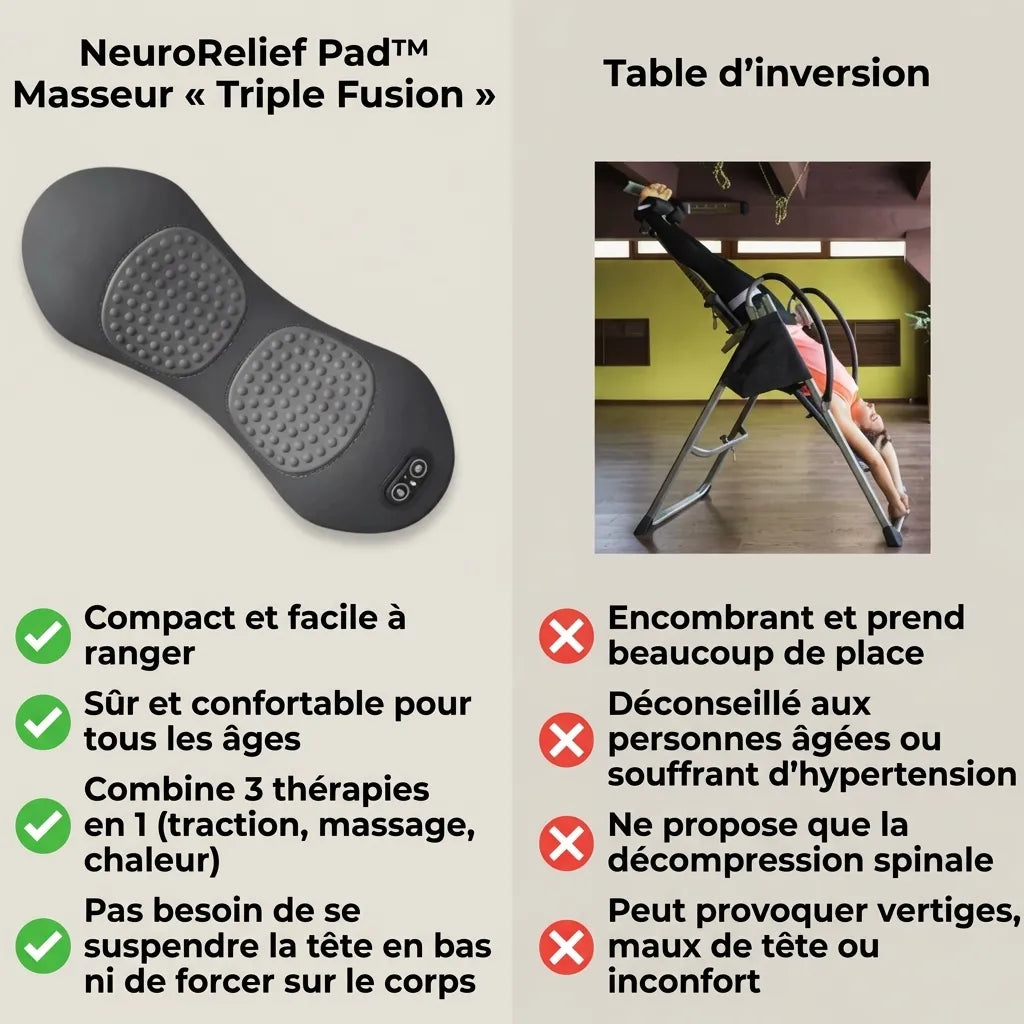 NeuroRelief Pad - Masseur à triple fonctions