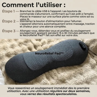 NeuroRelief Pad - Masseur à triple fonctions